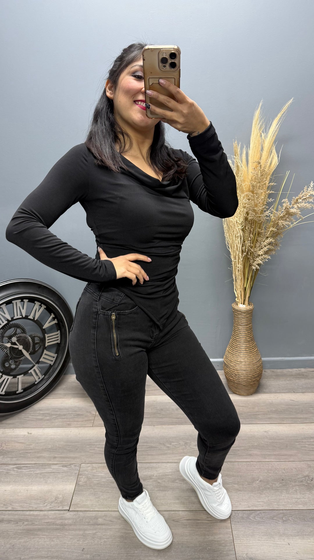 Jeans skinny Noir 06-1 - 36 - ibstore