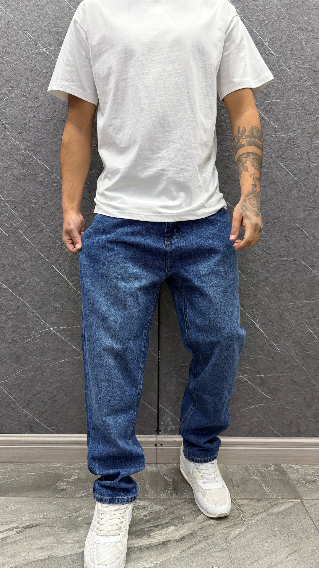 Jeans Loose Fit Azul 260 ibstore