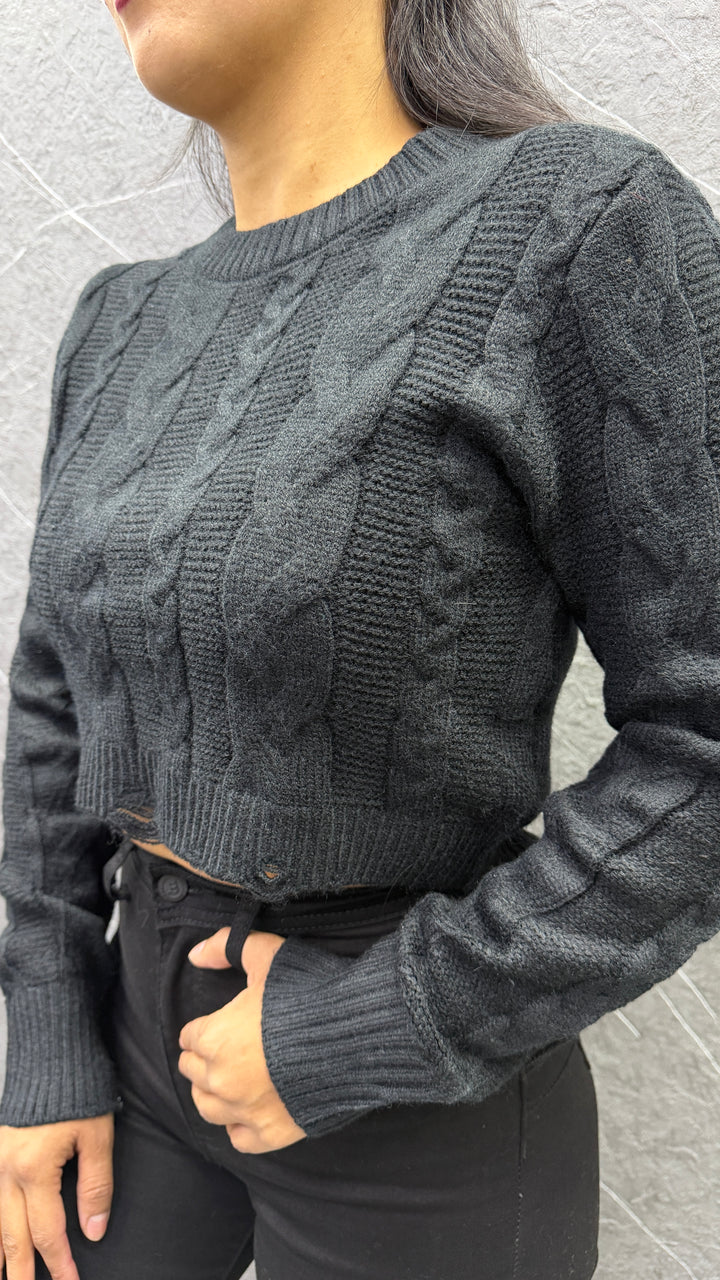 Chaleco Olivia negro 012