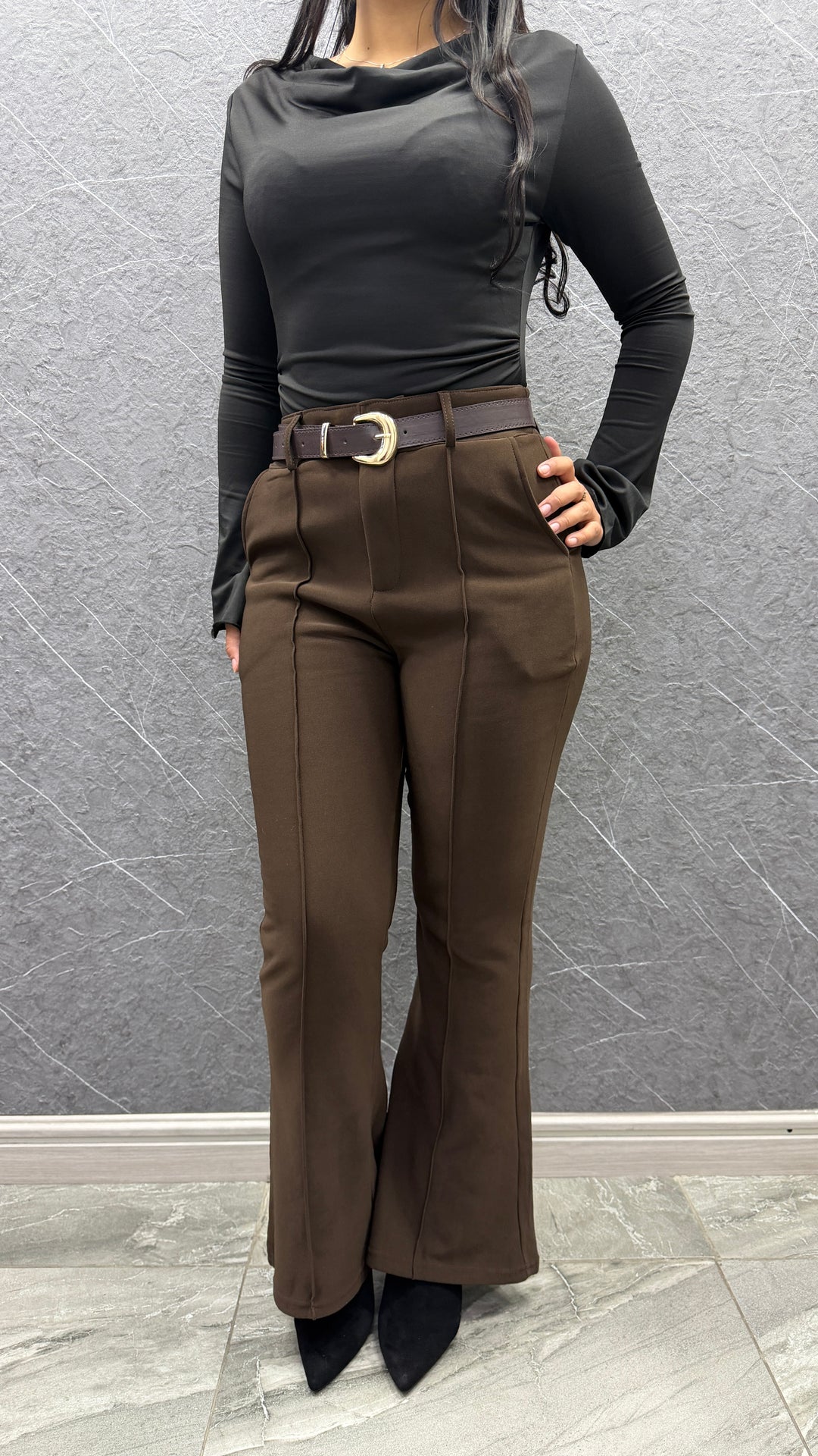 Buzo formal mia CHOCOLATE