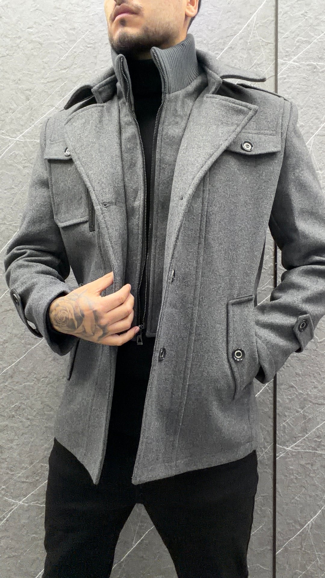 Abrigo Le Saint Grey