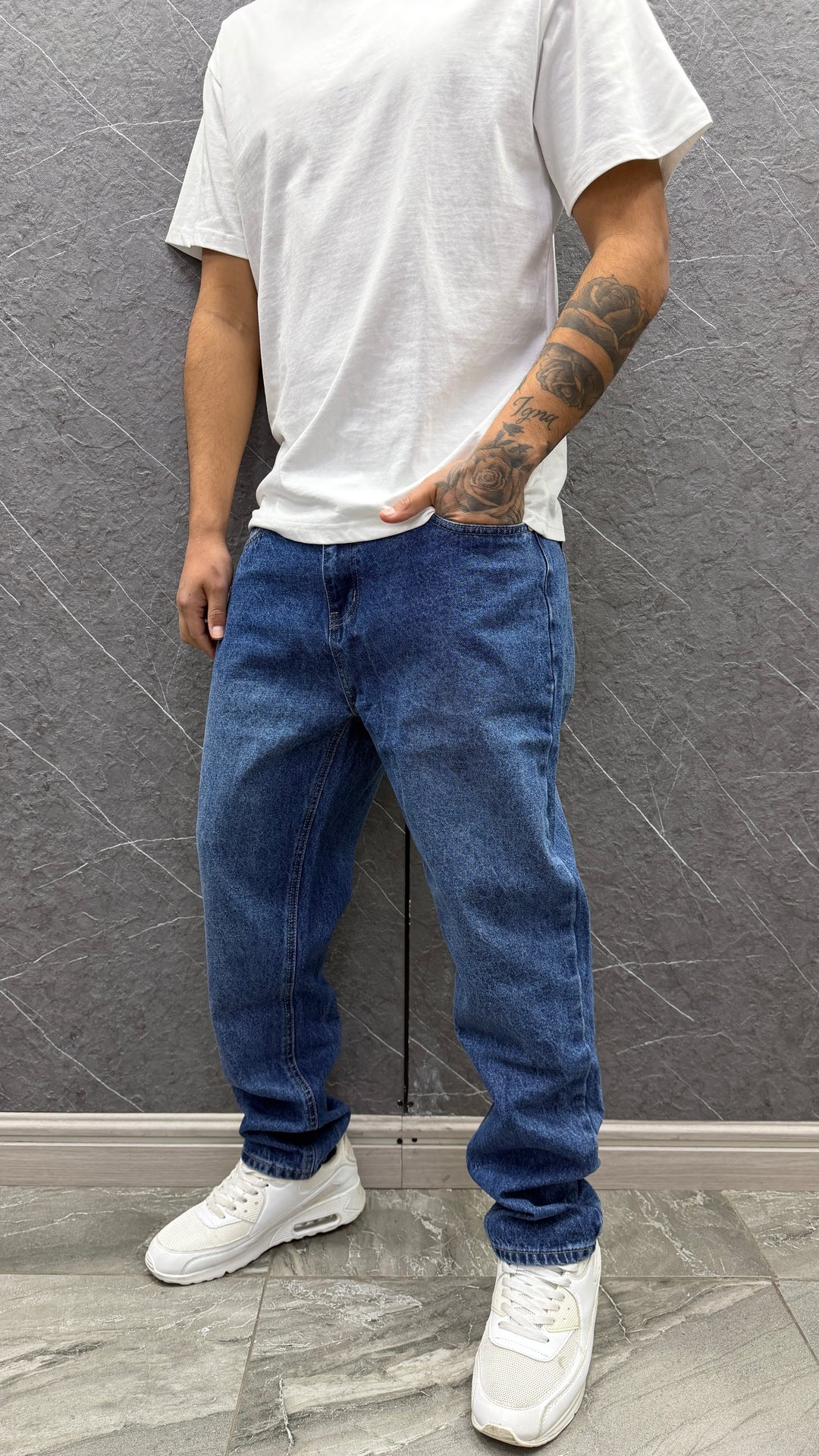 Jeans Loose Fit Azul 260 ibstore
