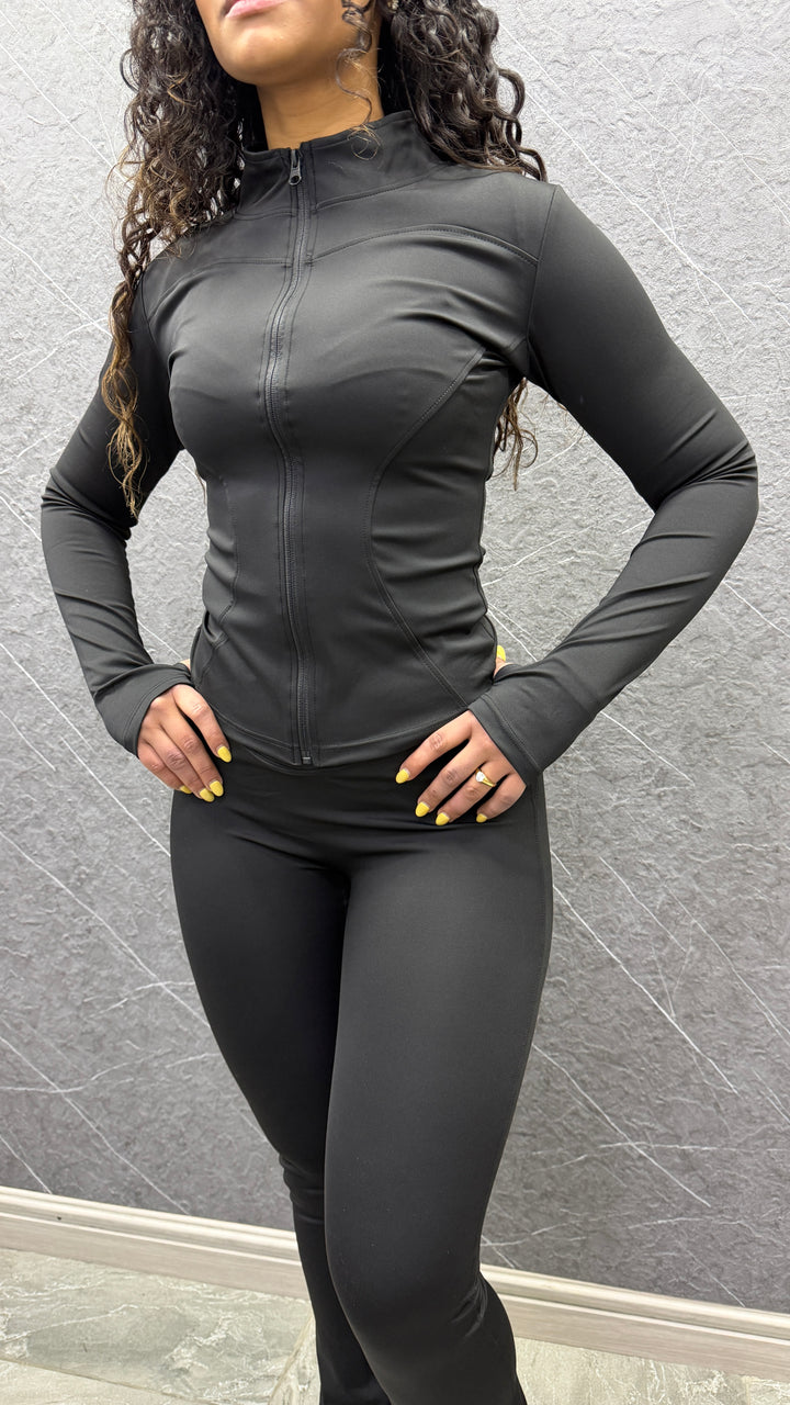 Poleron Deportivo Negro ibstore