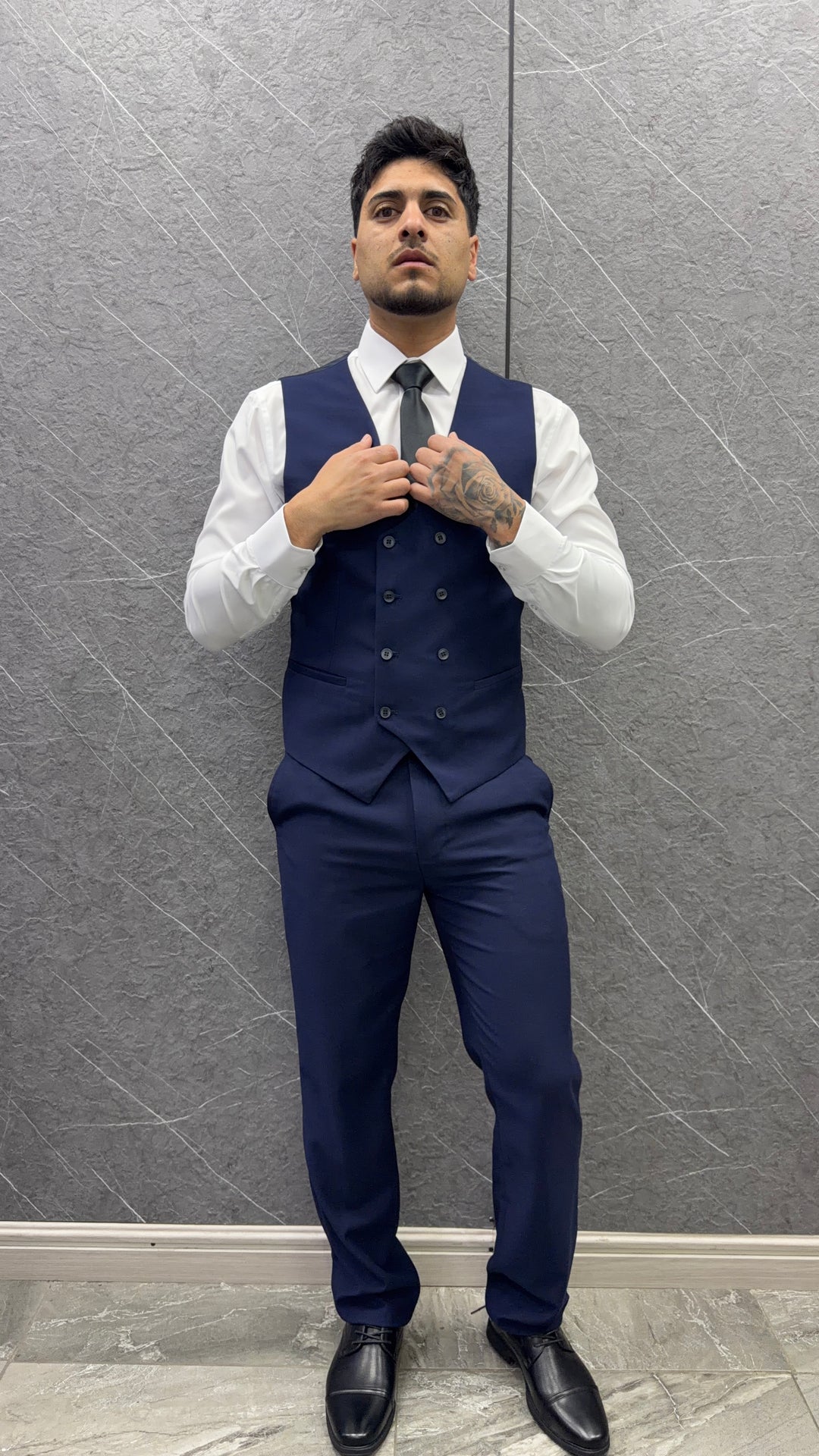 Traje 141 Azul Marino – 3 Piezas