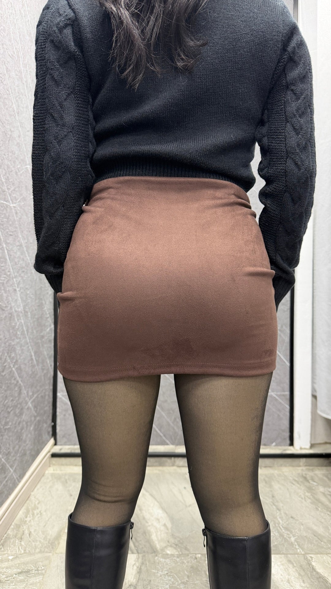 Falda Gamuza sin short ibstore