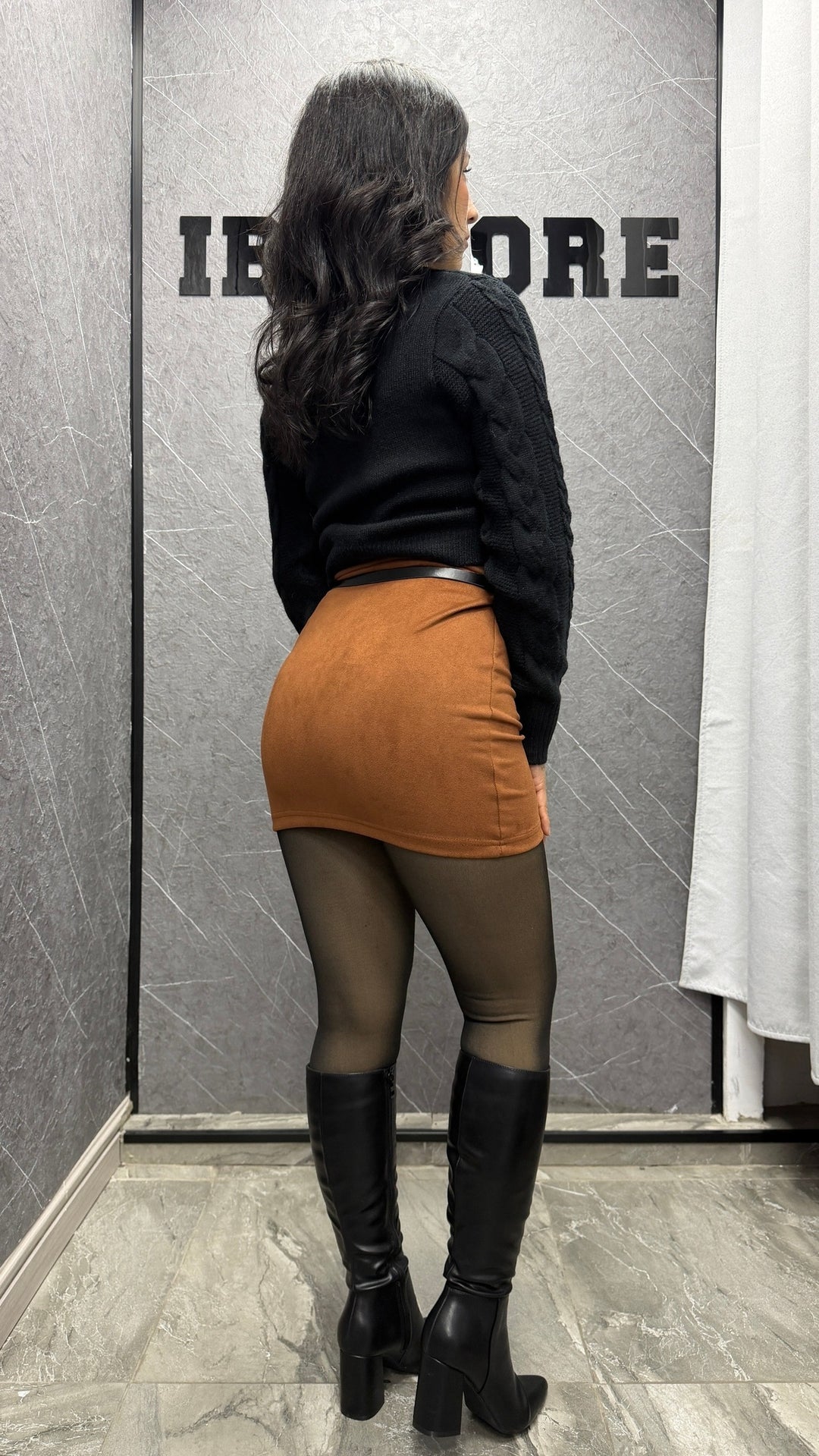 Falda Gamuza sin short ibstore