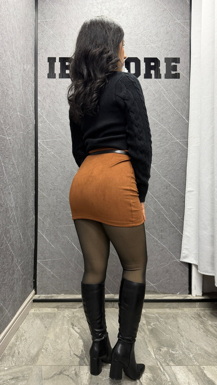 Falda Gamuza sin short ibstore