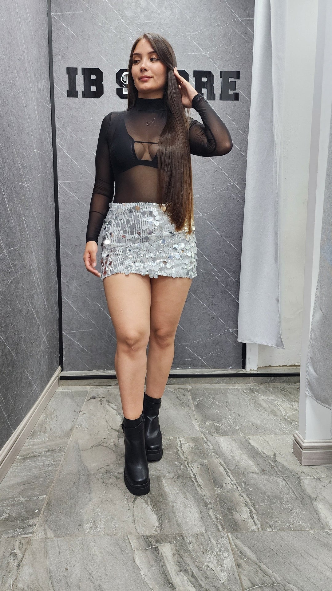 Falda Lentejuelas Lía ibstore