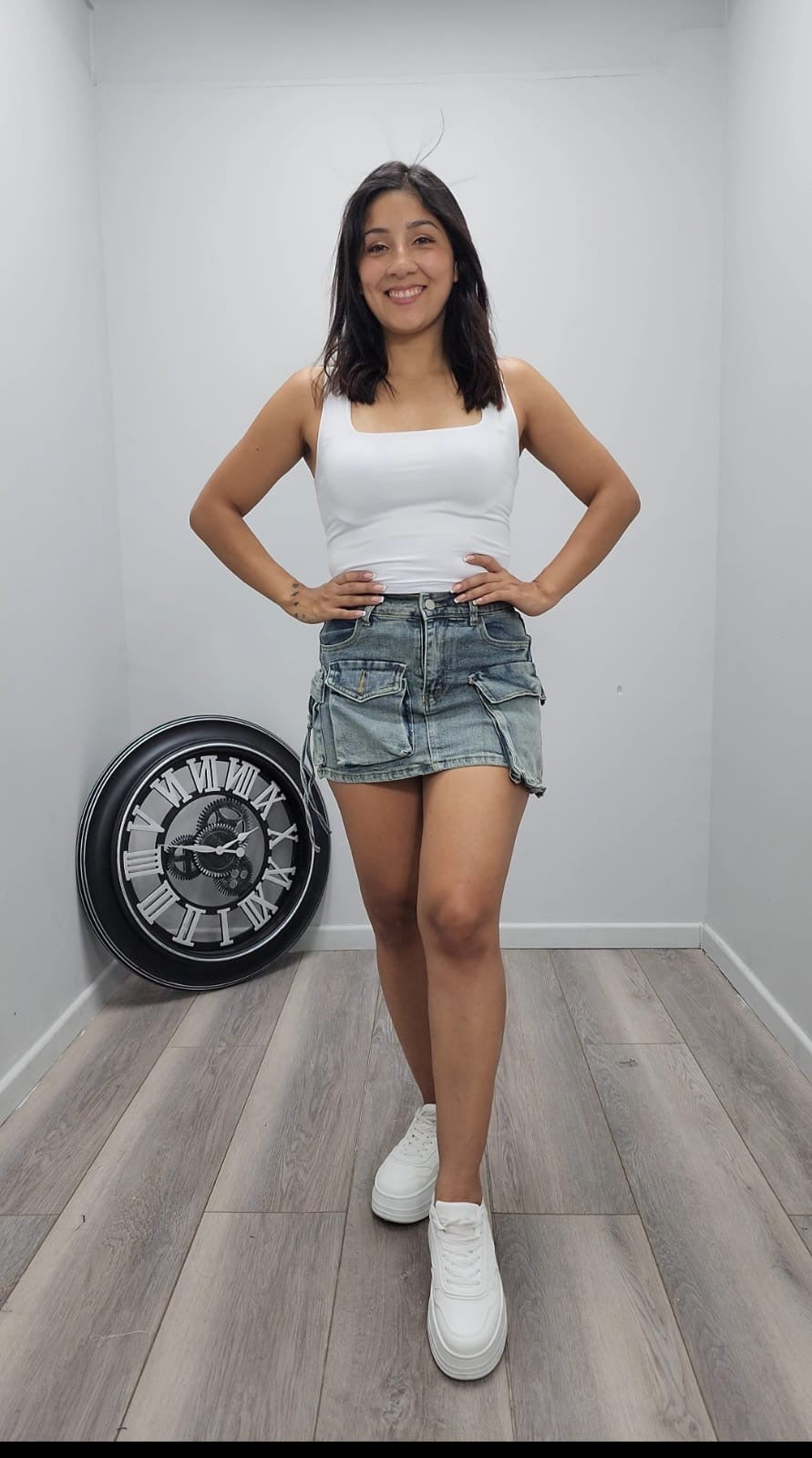 Falda Short Melina Celeste IB STORE