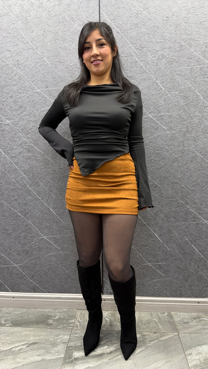 Falda gamuza Lua Camel ibstore
