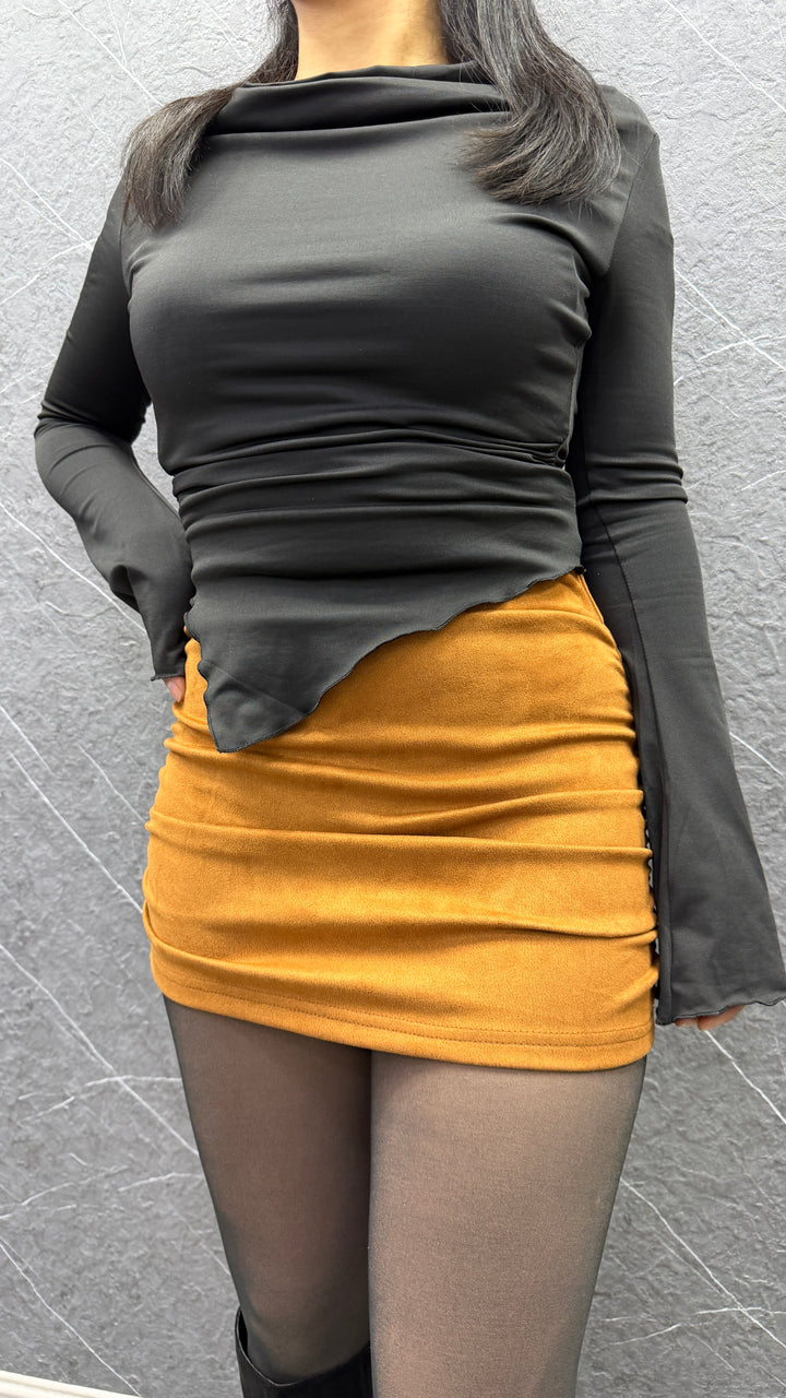Falda gamuza Lua Camel ibstore