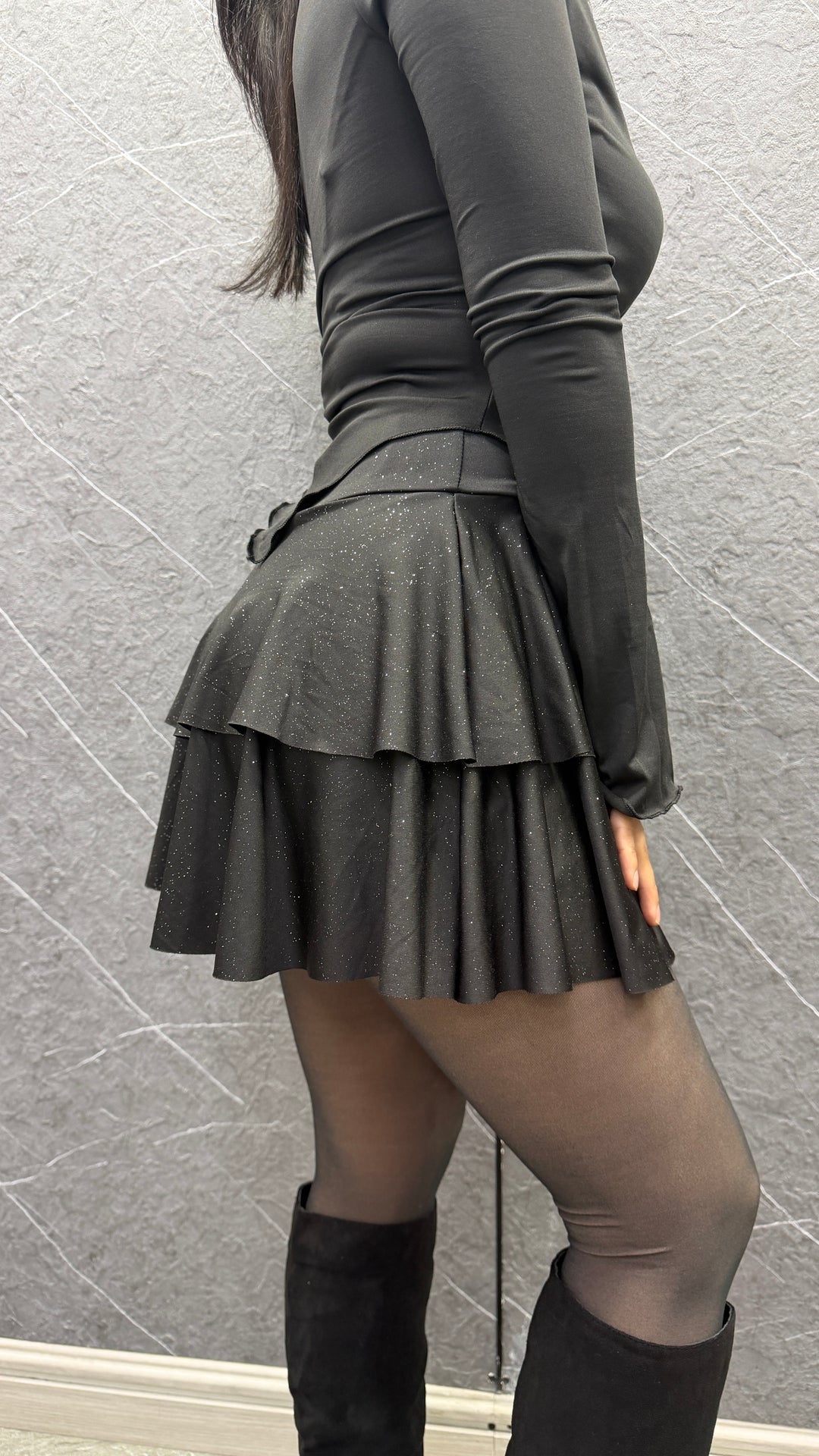 Falda vuelos brillante ibstore