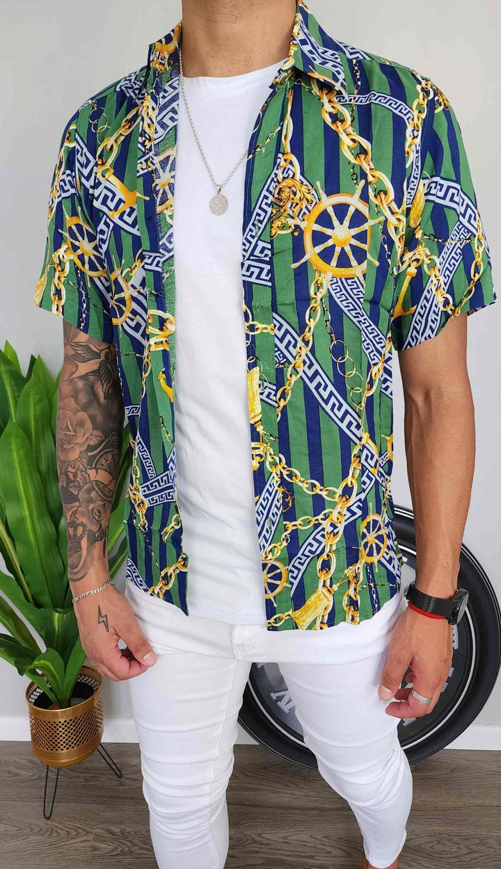 Guayabera Royals Green - S - ibstore