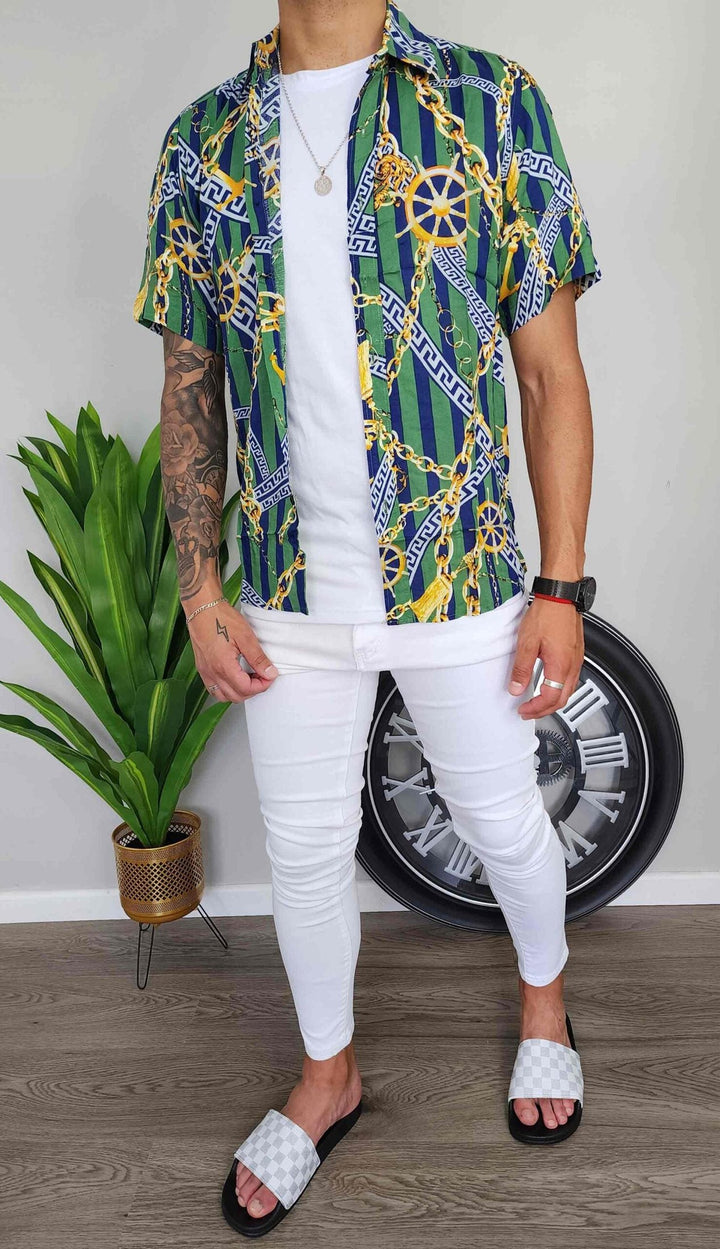 Guayabera Royals Green - S - ibstore