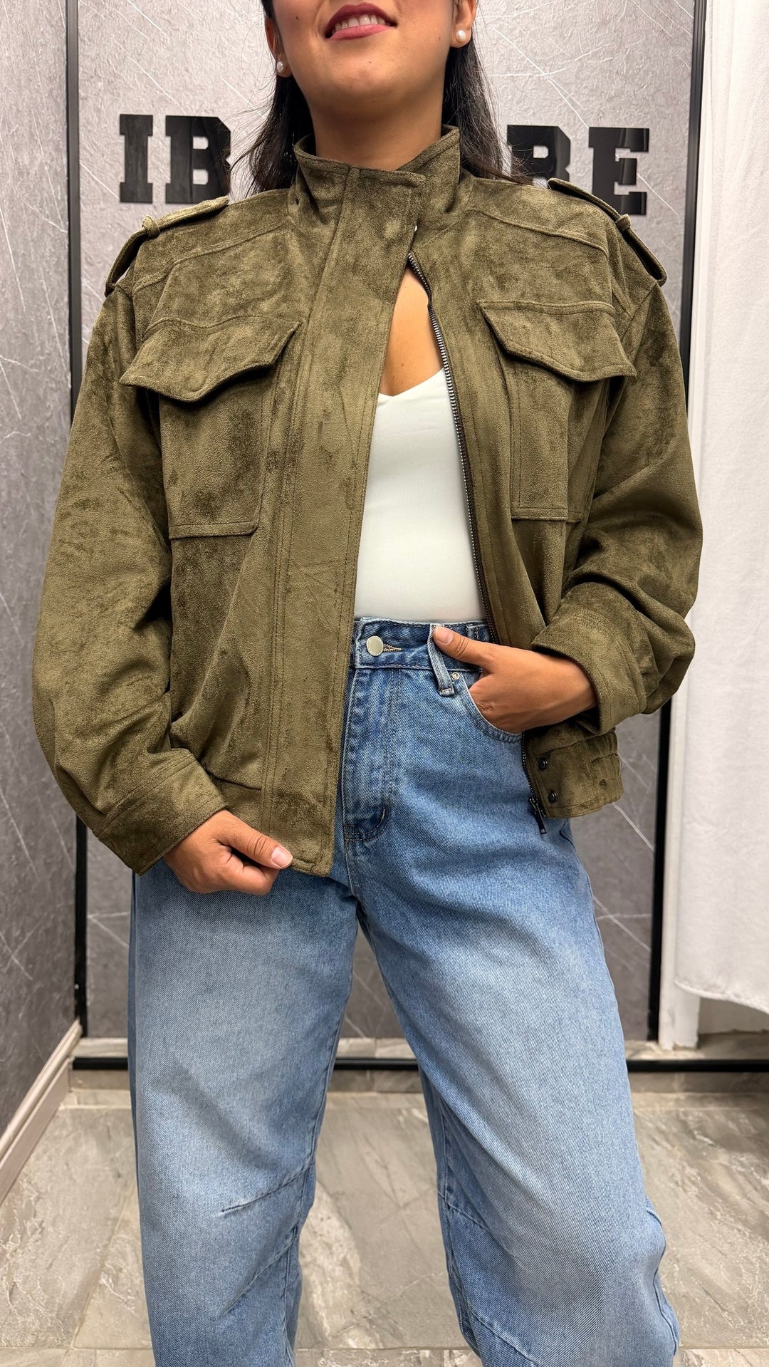 Jacket Bianca Verde ibstore