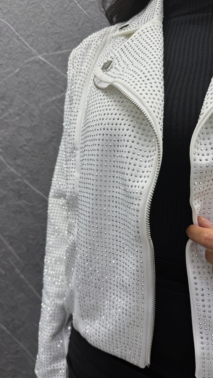 Jacket Brillos white ibstore