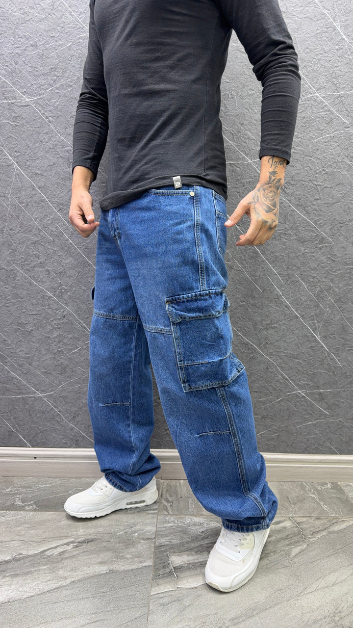 Jeans Cargo Lima Loose Fit 1003