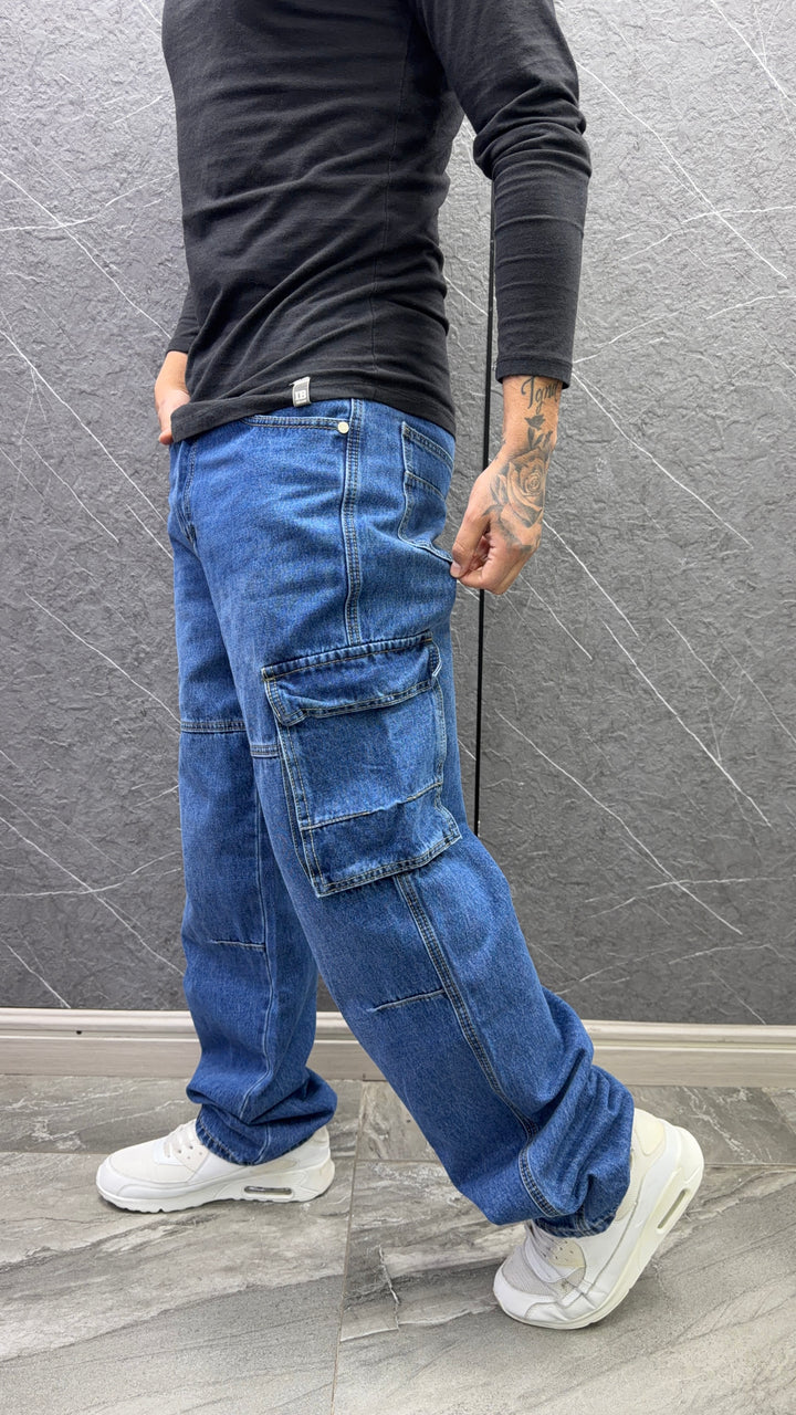 Jeans Cargo Lima Loose Fit 1003