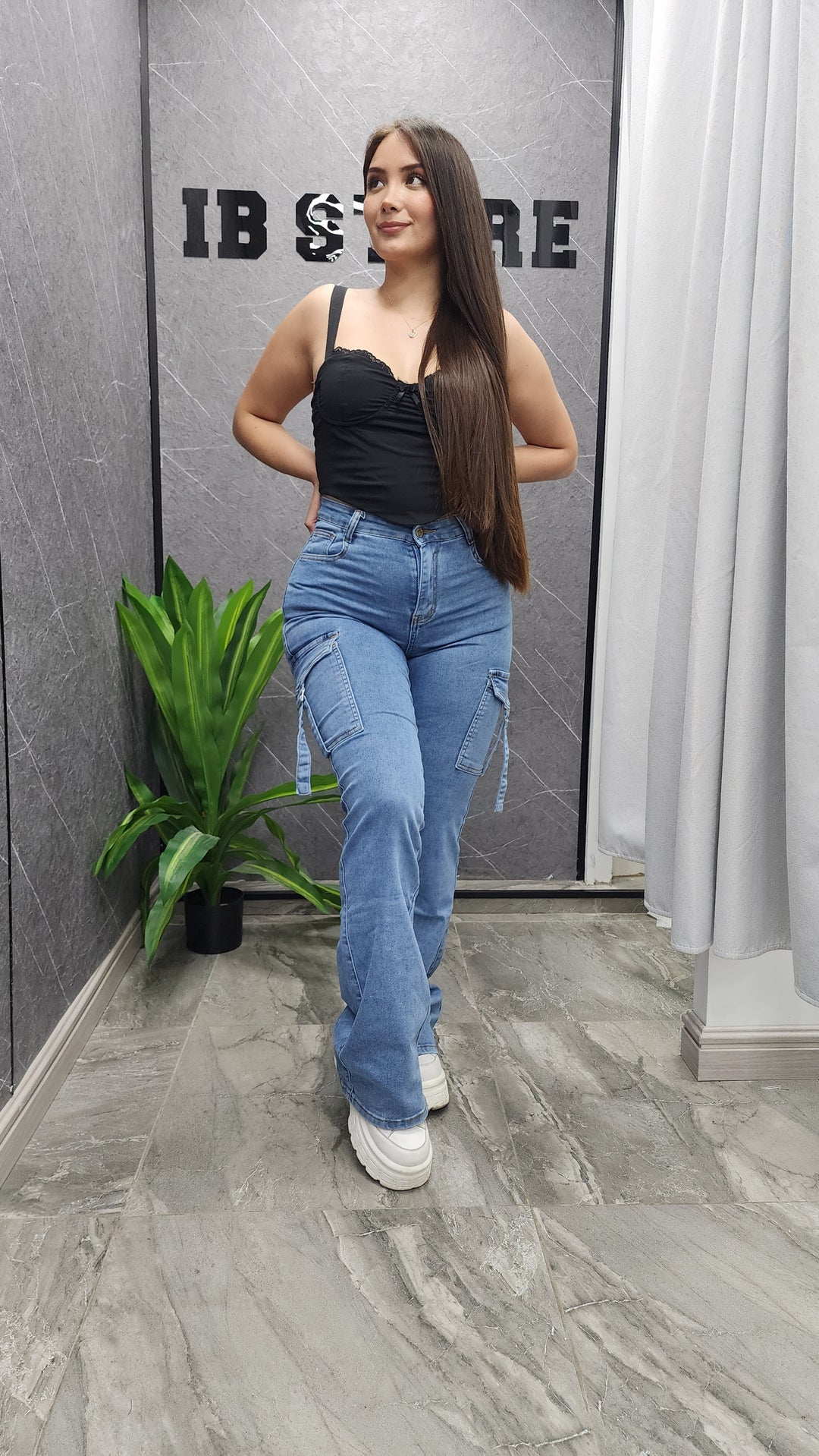 Jeans Cargo Yessi 702-5 ibstore