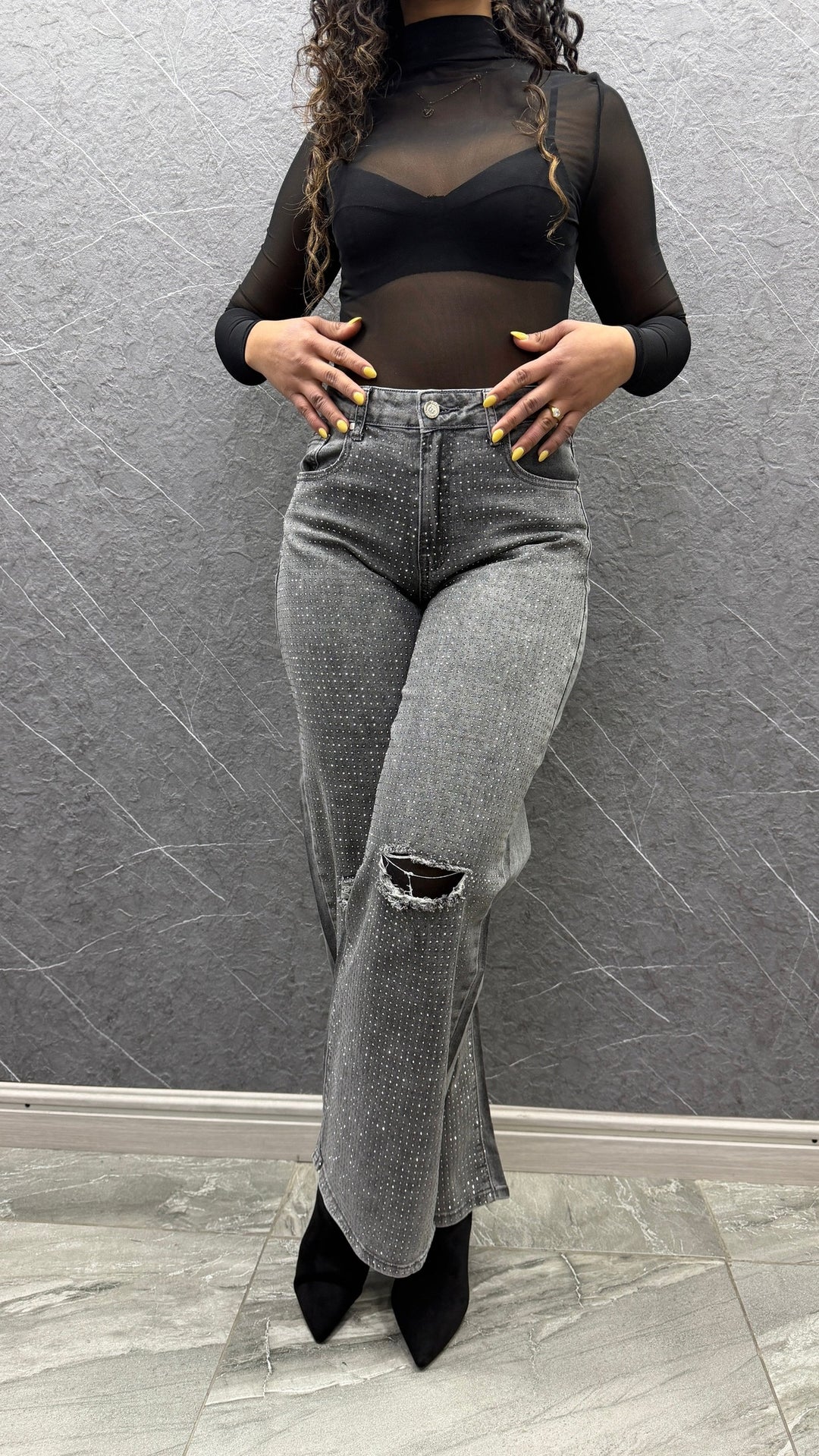 Jeans Brillo Gris 031-3 ibstore