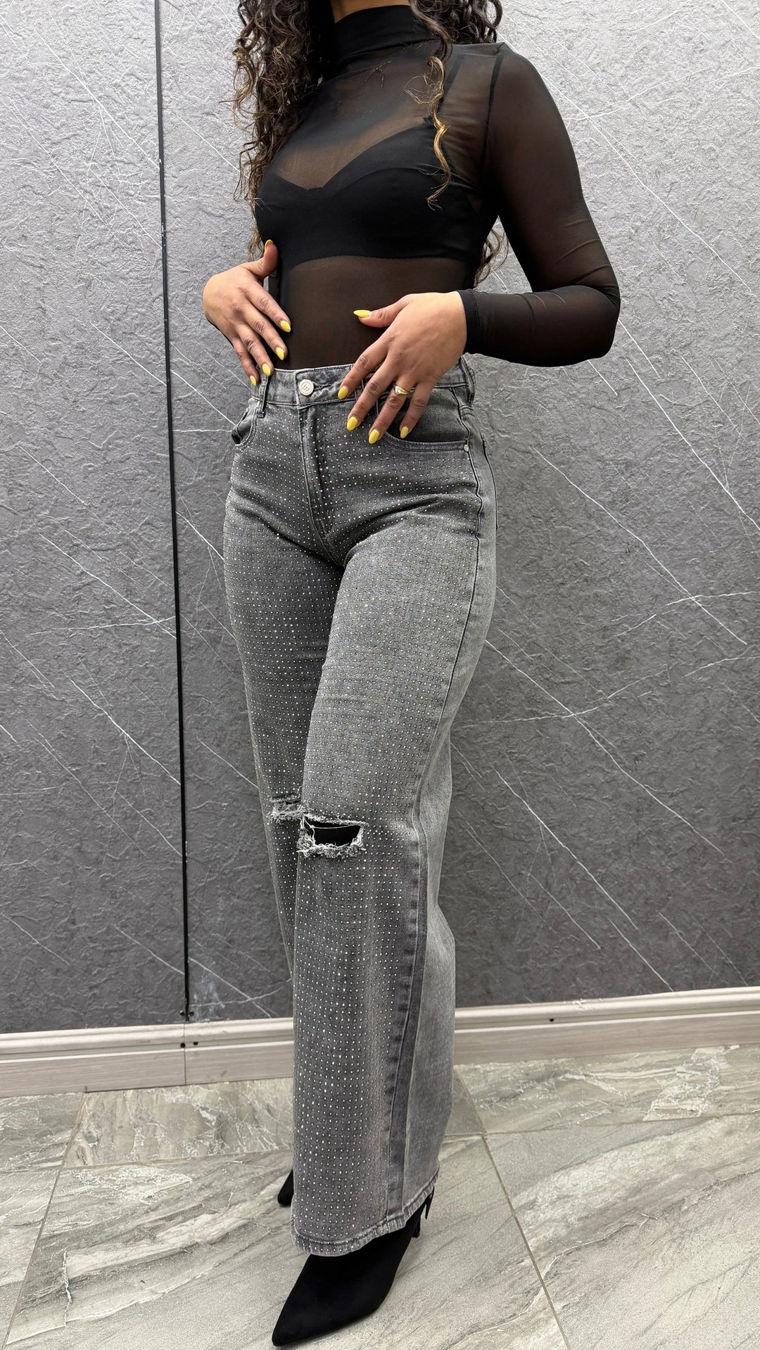 Jeans Brillo Gris 031-3 ibstore