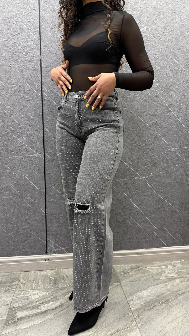 Jeans Brillo Gris 031-3 ibstore