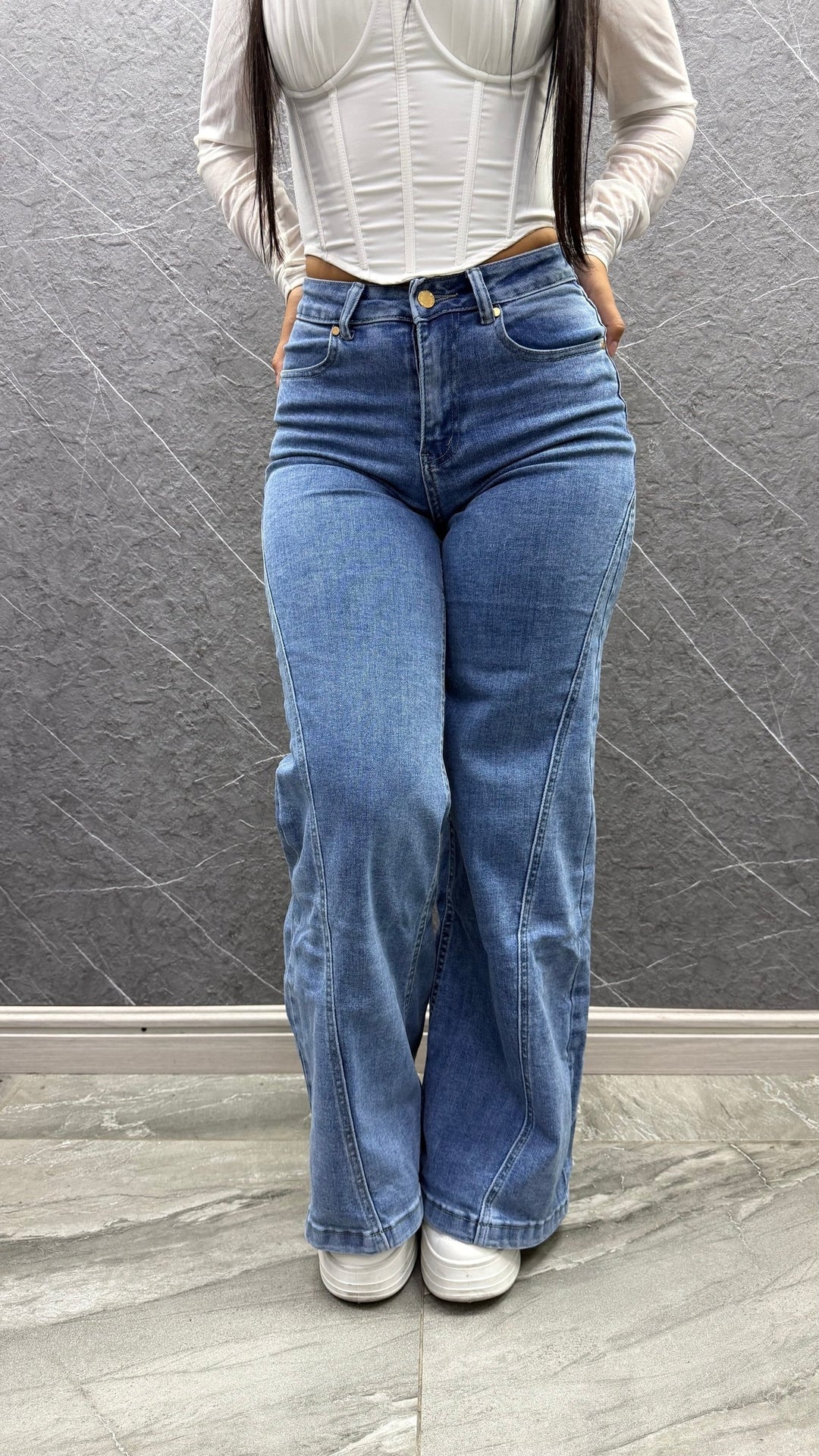 Jeans wide leg 018-1 ibstore