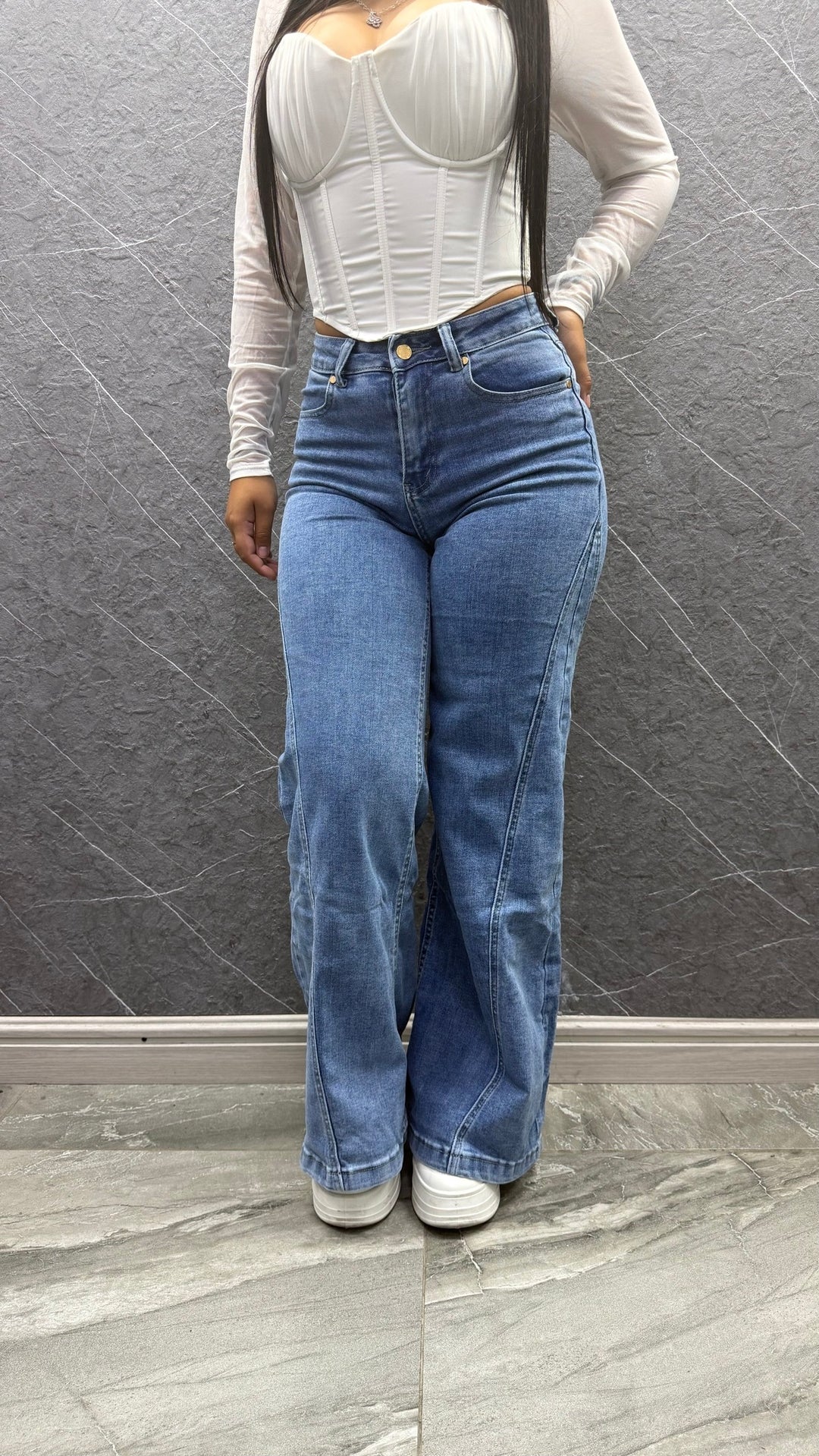 Jeans wide leg 018-1 ibstore