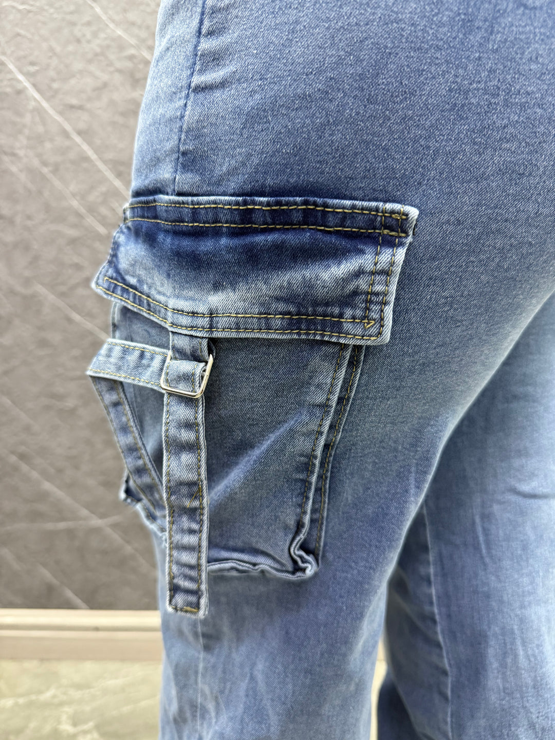 Jeans wide leg cargo 082-1 ibstore