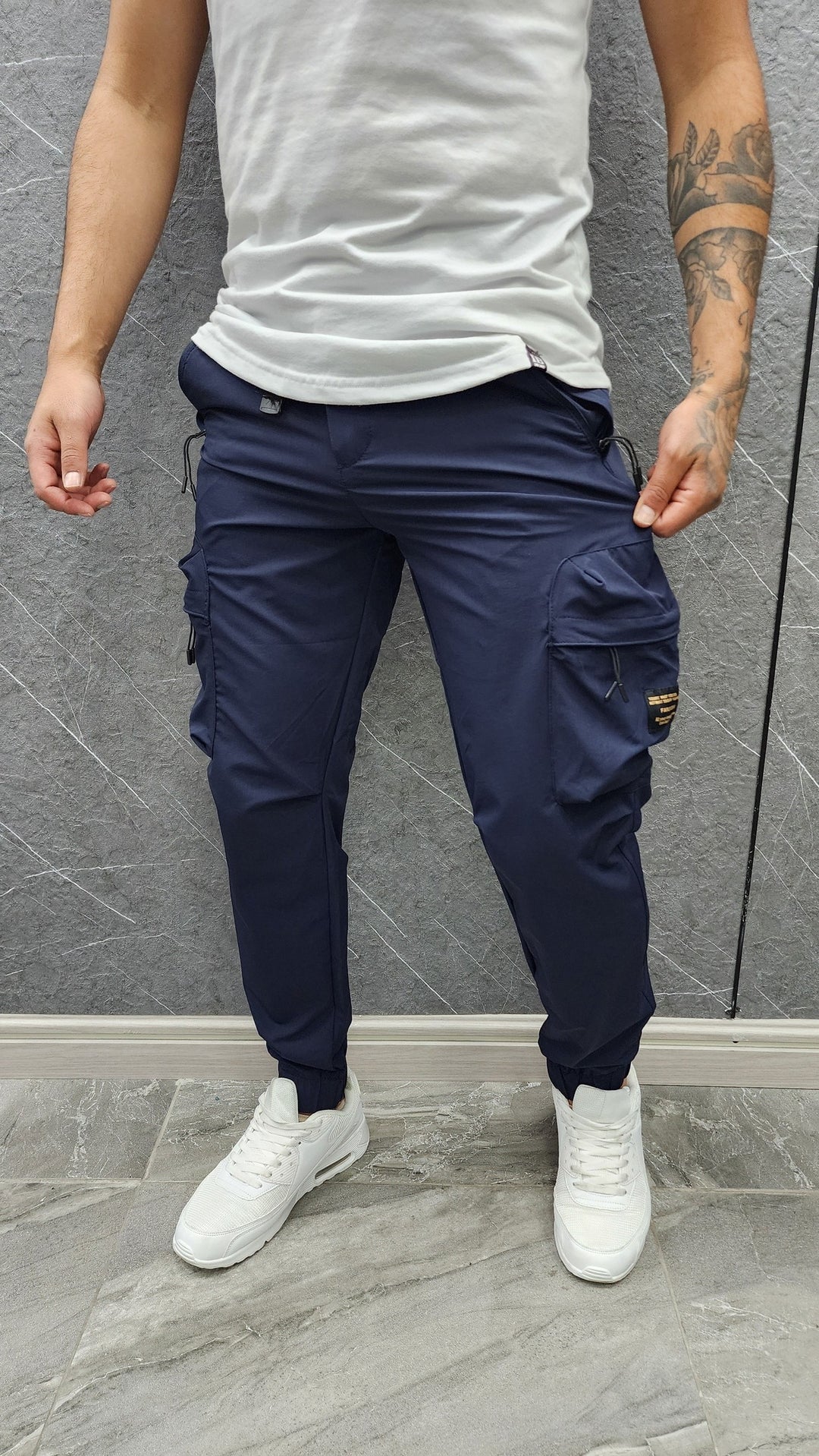 Jogger Fuldry azul Mi tienda