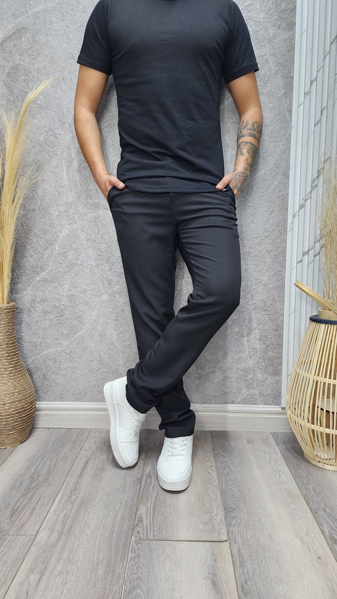 Pantalón Alonso Negro ibstore