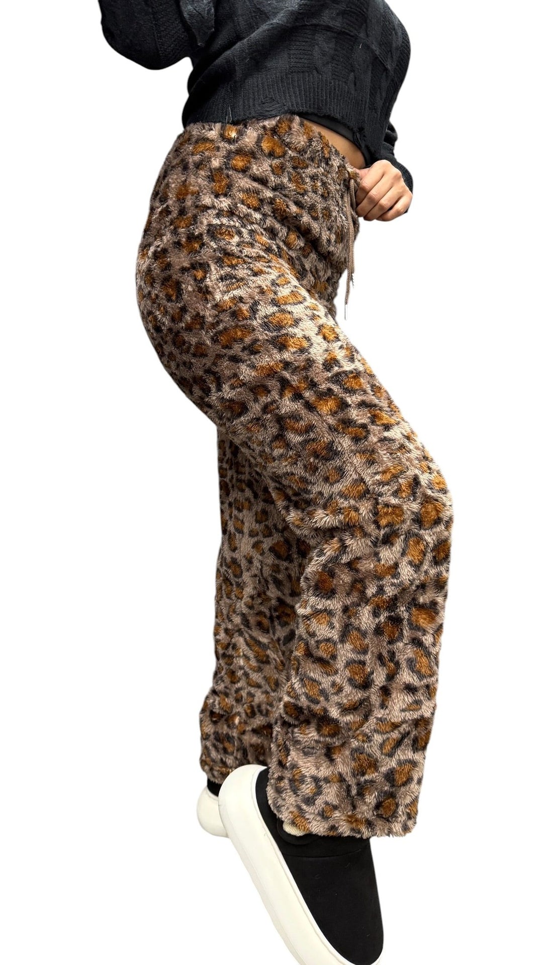 Pantalón Cozy Printt CAFÉ OSCURO ibstore