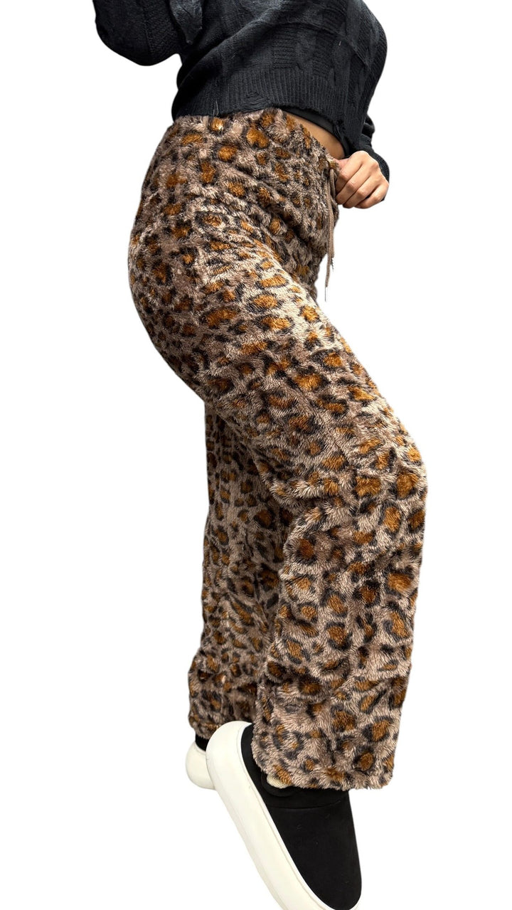 Pantalón Cozy Printt CAFÉ OSCURO ibstore