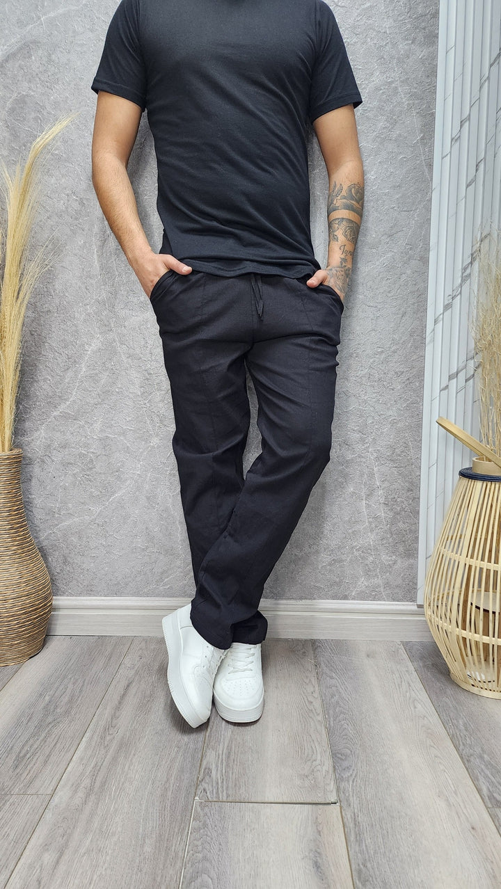 Pantalón Lino Habana Negro ibstore
