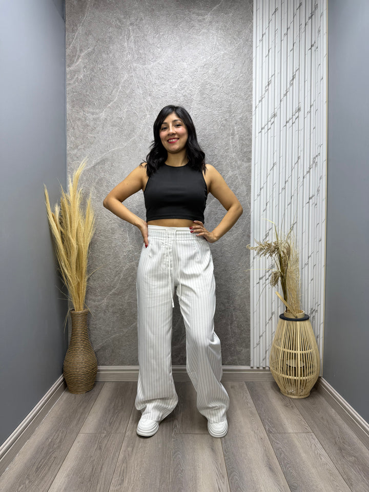 Pantalón Palazzo Nova blanco ibstore
