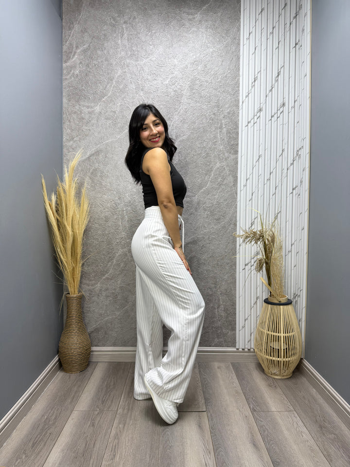 Pantalón Palazzo Nova blanco ibstore