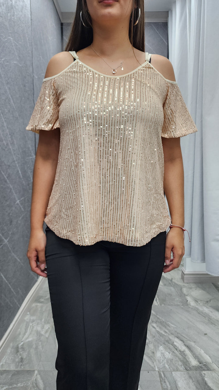 Polera lentejuela Brix ibstore