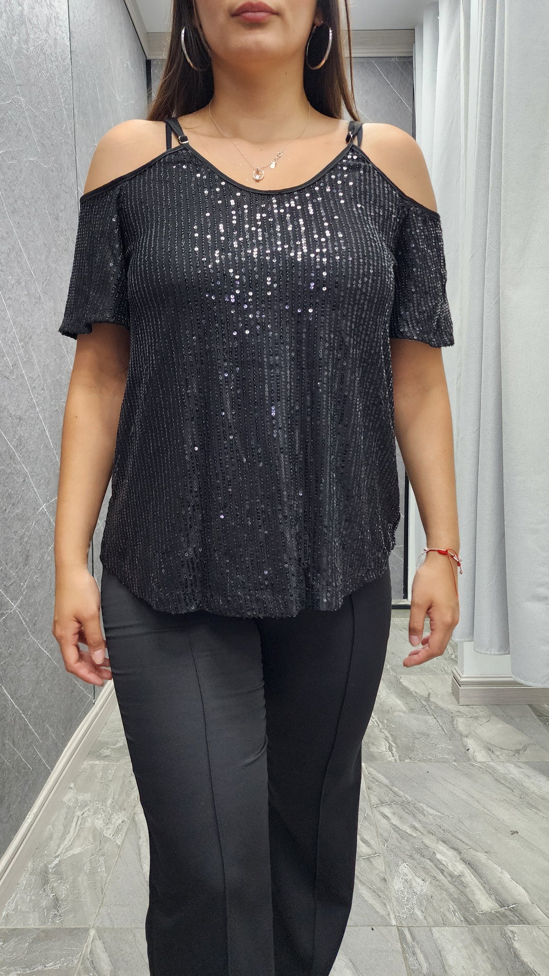 Polera lentejuela Brix ibstore