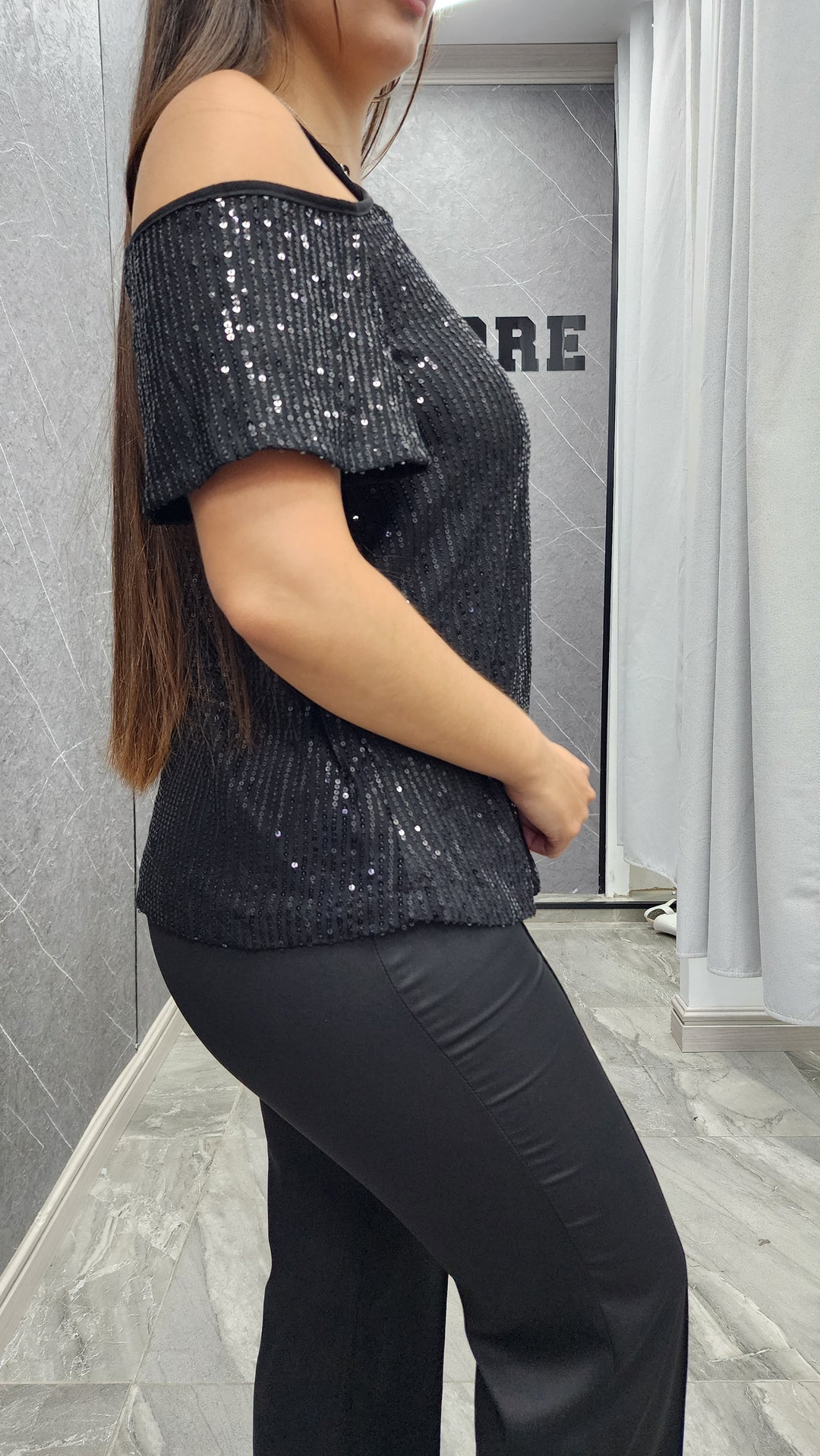 Polera lentejuela Brix ibstore