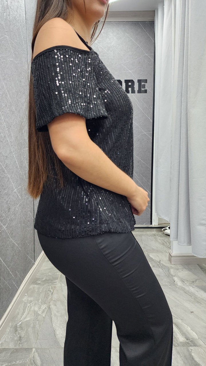 Polera lentejuela Brix ibstore