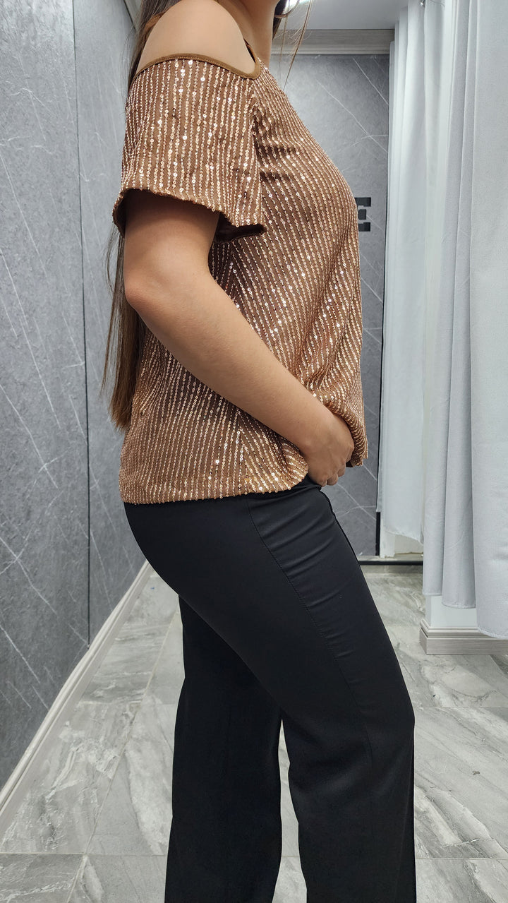 Polera lentejuela Brix ibstore