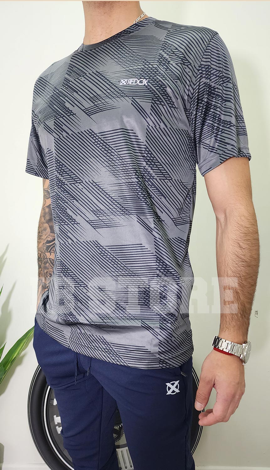 Polera sport gris - S - ibstore