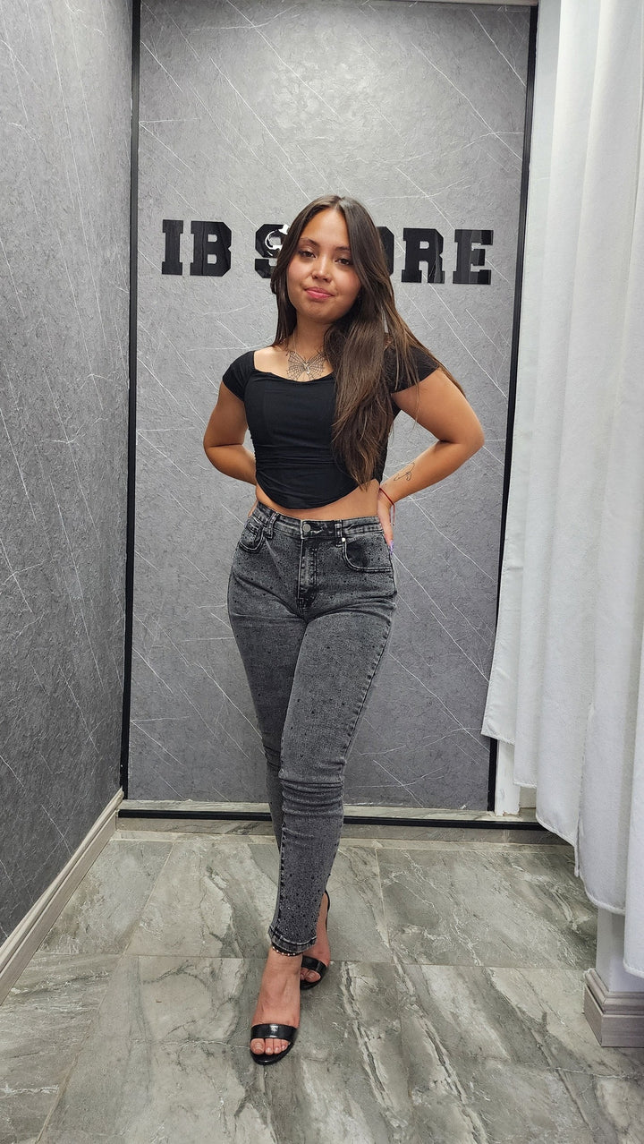Skinny Brillo Gris ibstore