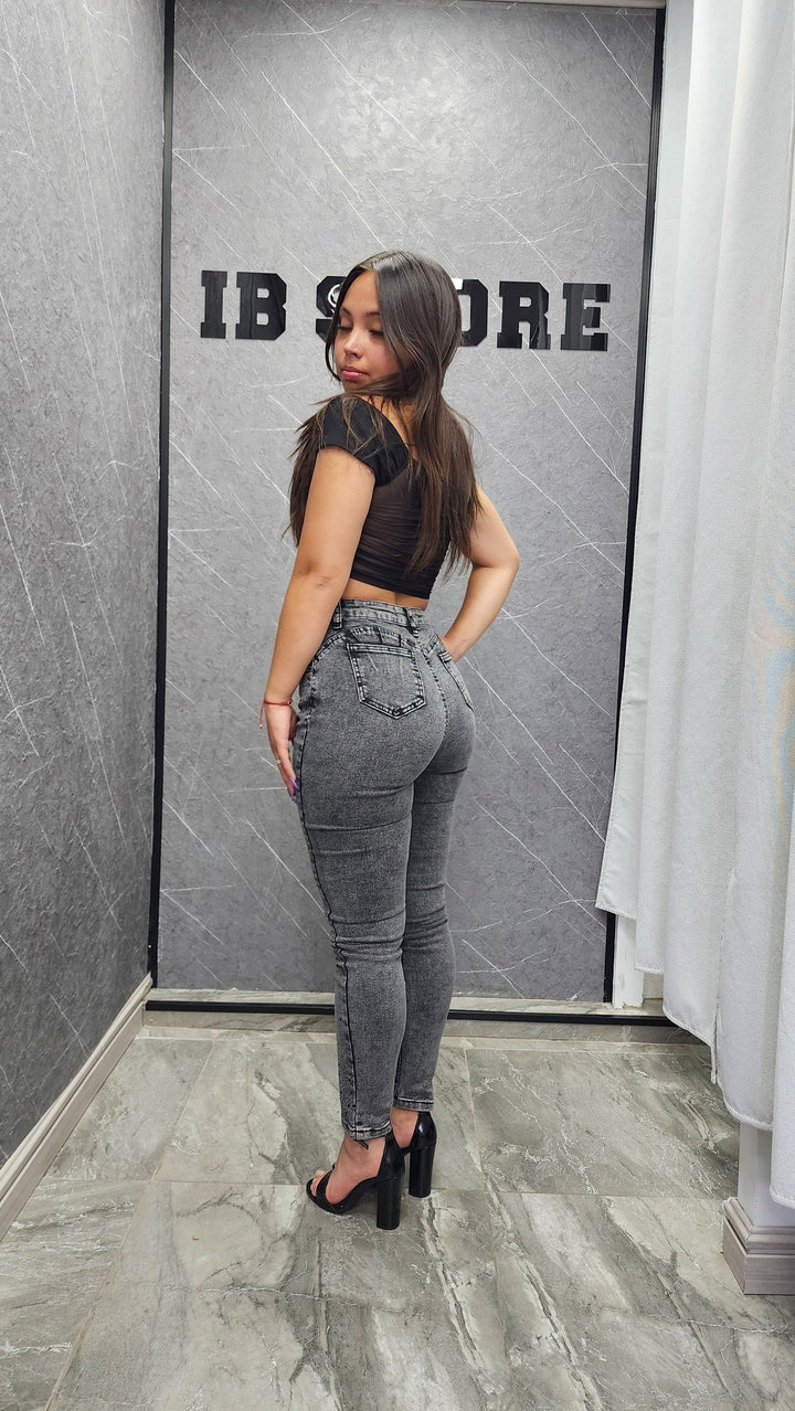 Skinny Brillo Gris ibstore