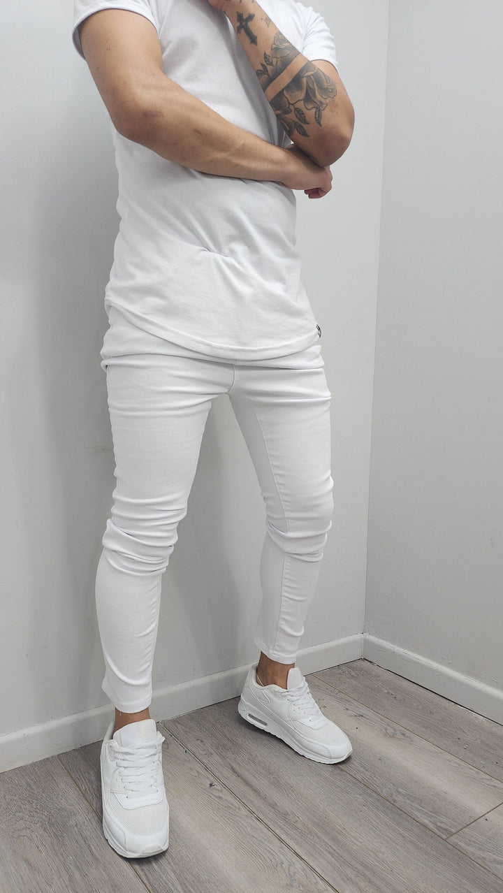 Jeans blanco liso - 50 - ibstore