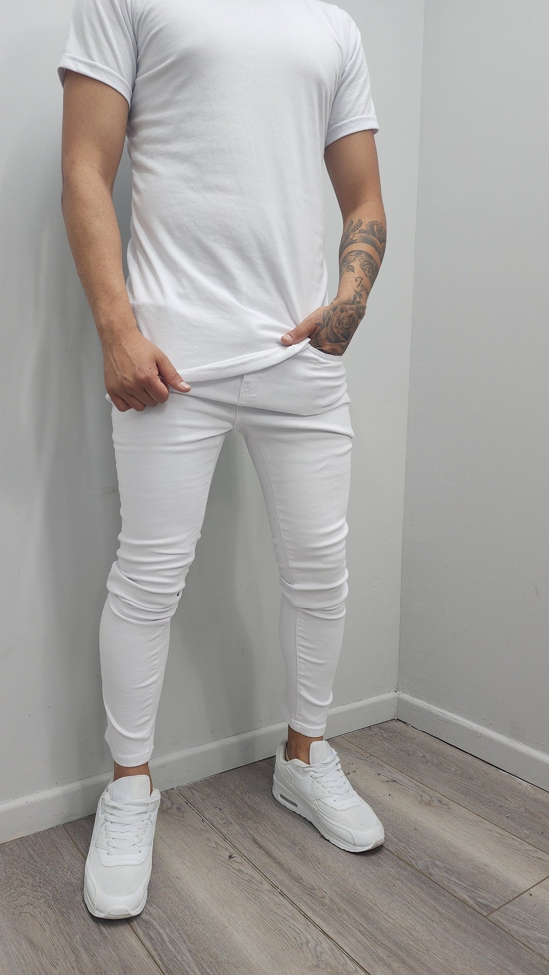 Jeans blanco liso - 50 - ibstore