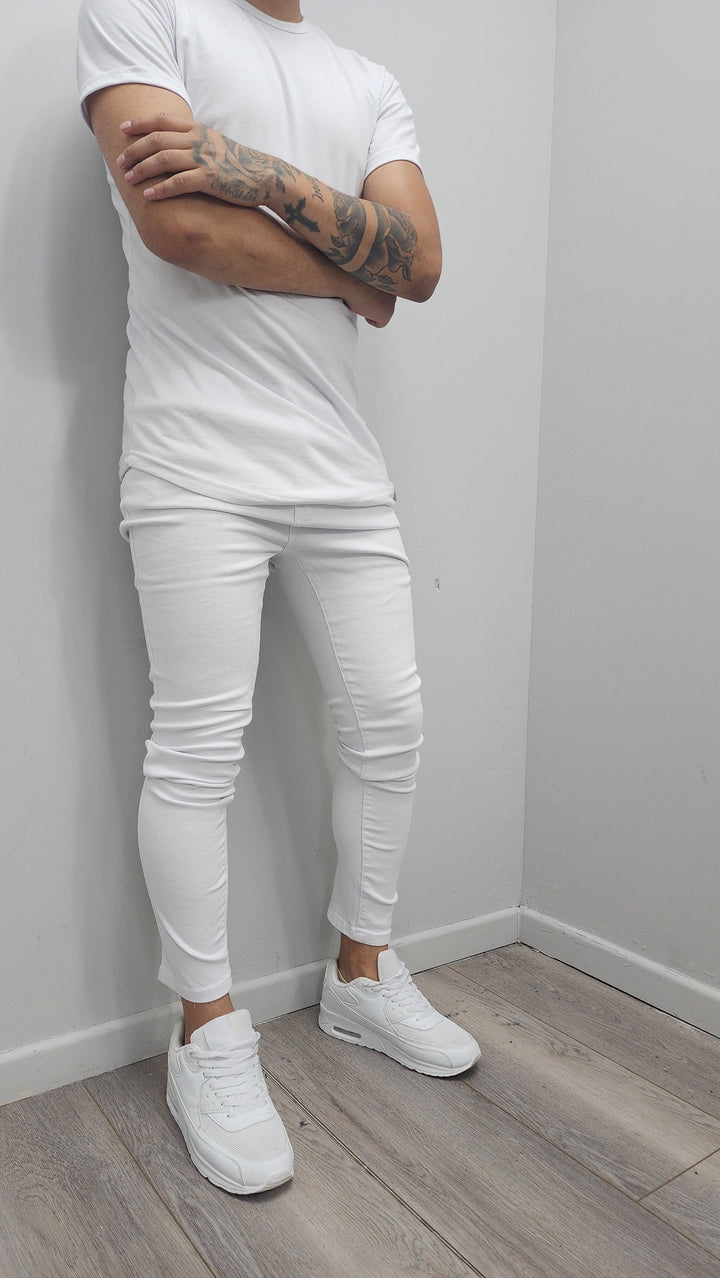 Jeans blanco liso - 50 - ibstore