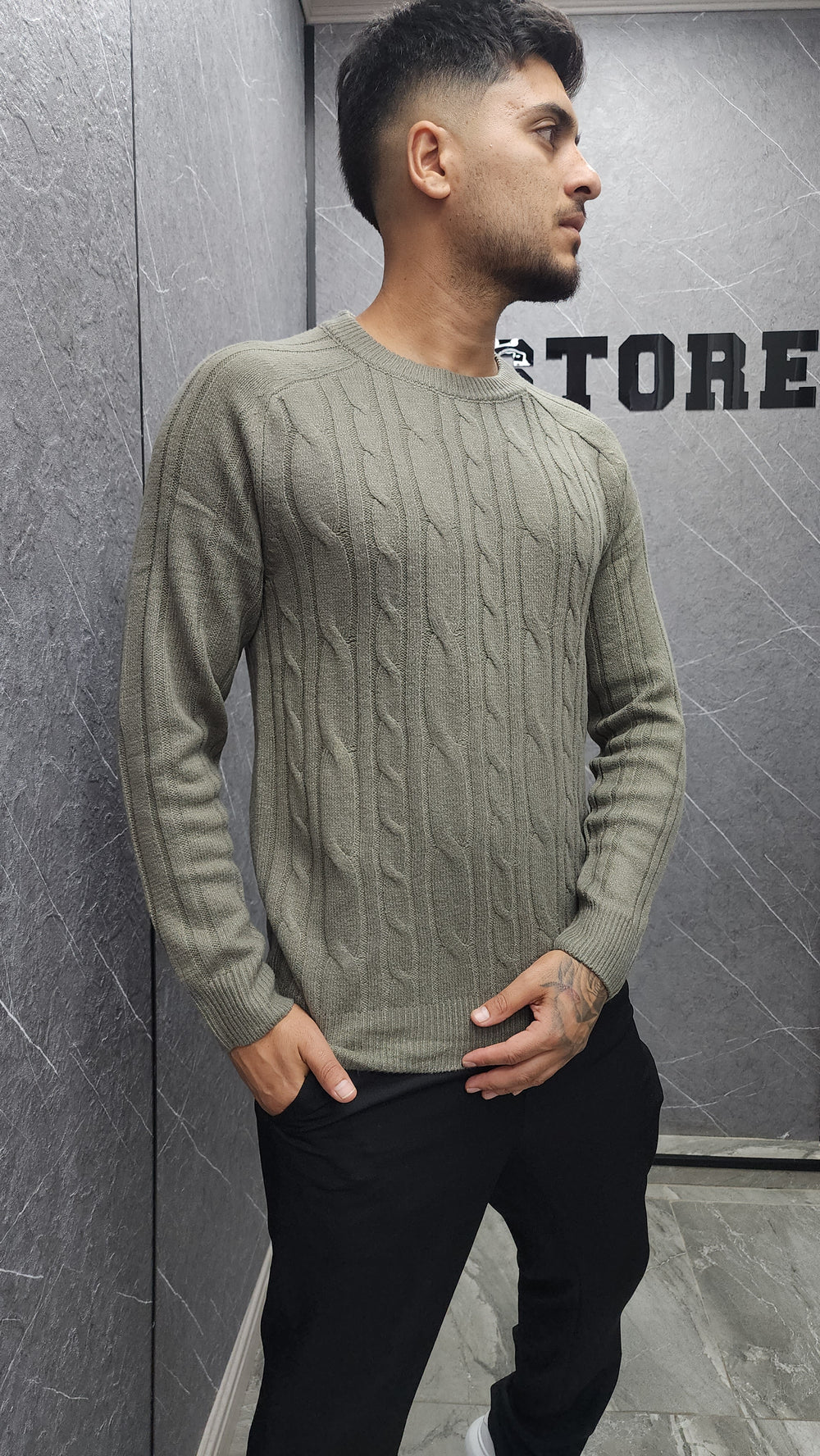 Sweater Antonio Verde Musgo 261 ibstore