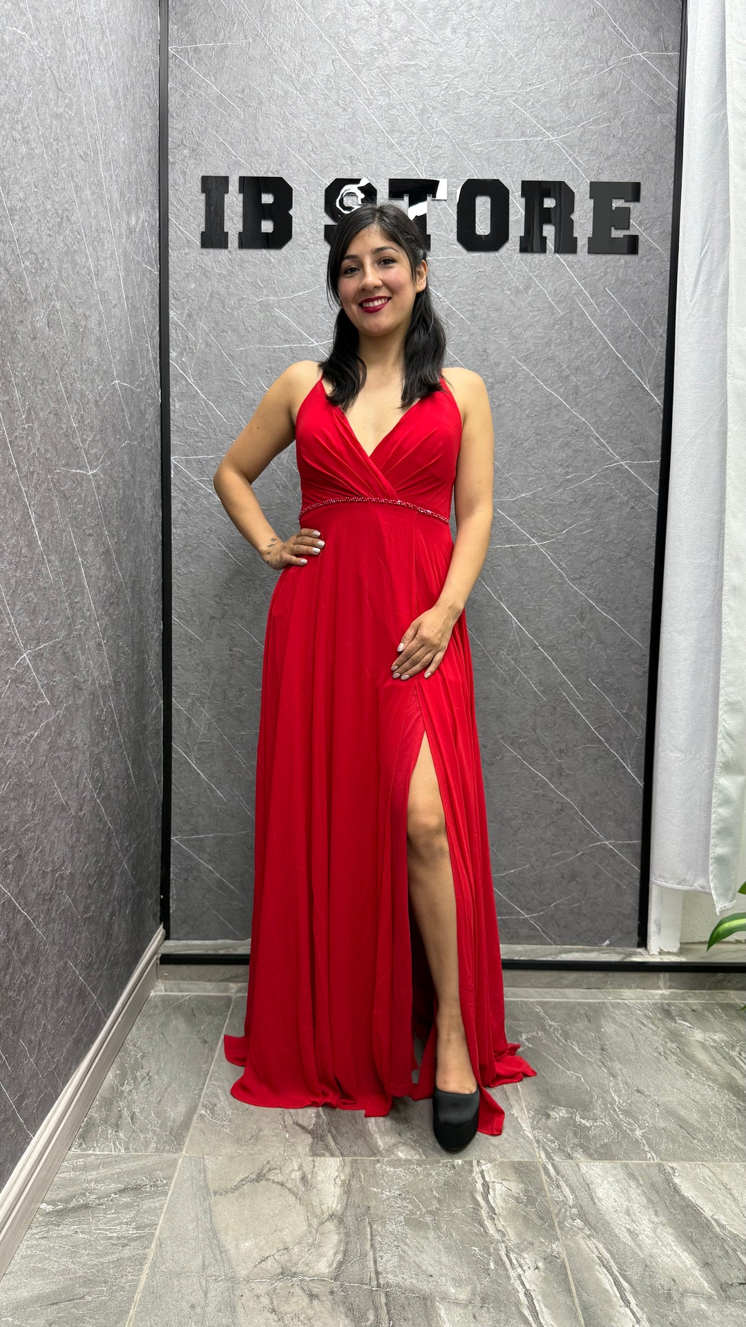 Vestido Antonieta rojo ibstore