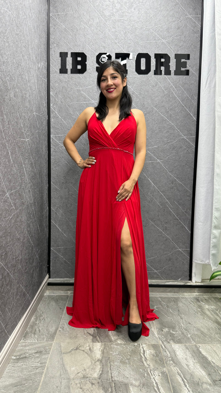 Vestido Antonieta rojo ibstore